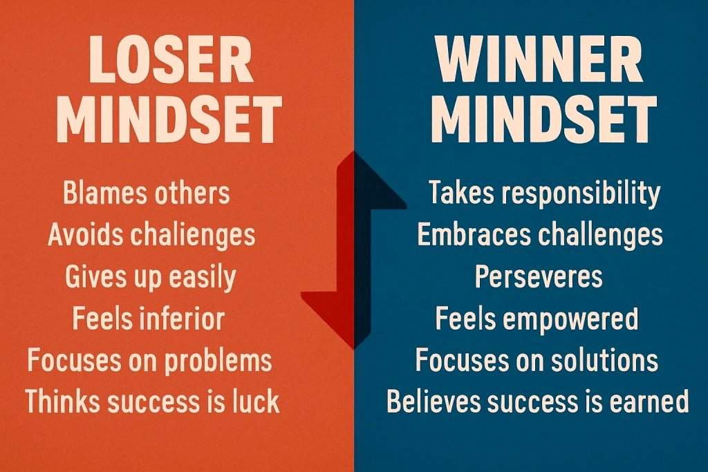 Loser Mindset vs Winner Mindset: Do You Have a Loser Mindset or a Winner Mindset?
